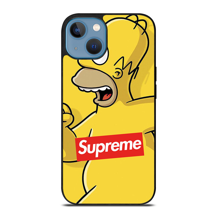 SUPREME HOMER SIMPSONS NUDE iPhone 13 Case Cover