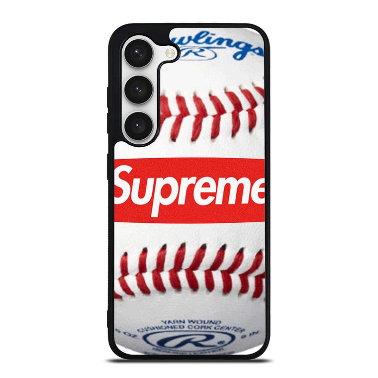 SUPREME X RAWLINGS BASEBALL Samsung Galaxy S23 Case Cover