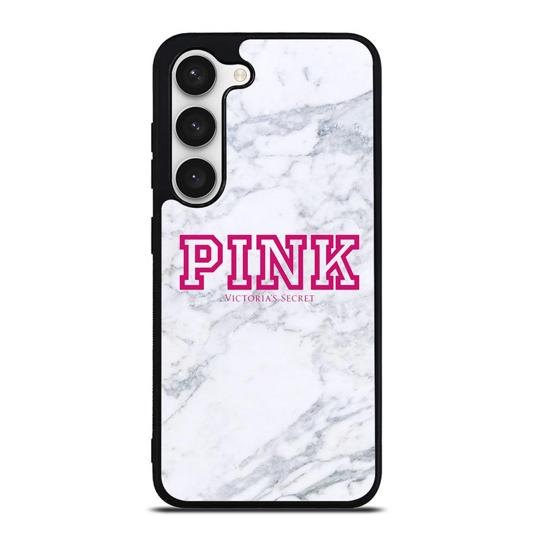 VICTORIA'S SECRET PINK MARBLE Samsung Galaxy S23 Case Cover