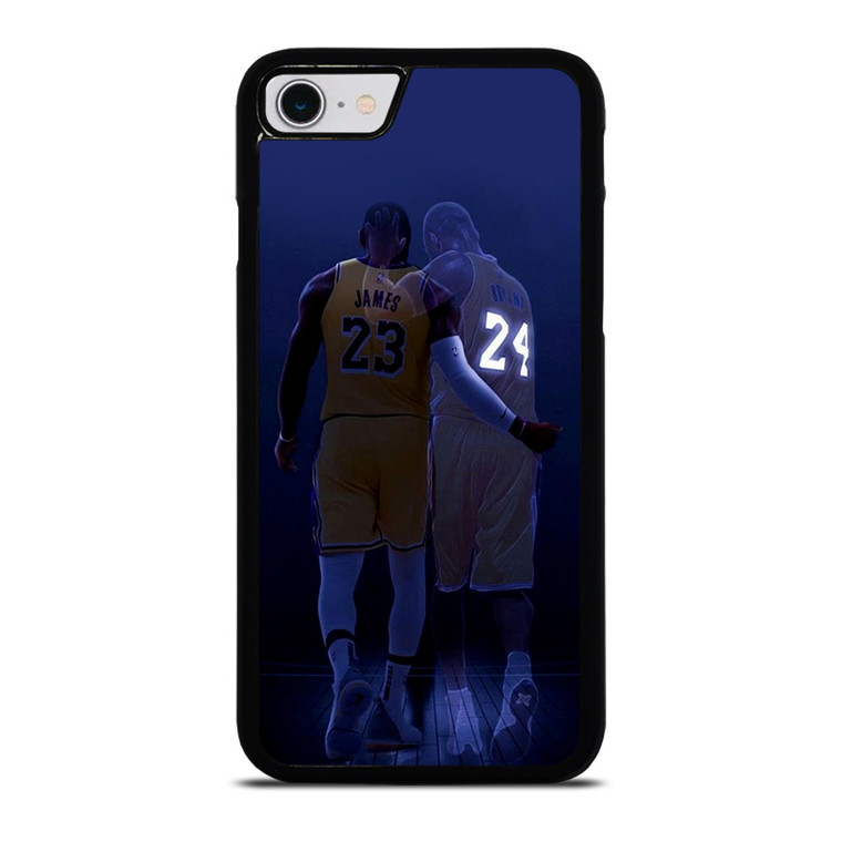 KOBE BRYANT LEBRON JAMES LA LAKERS  iPhone SE 2022 Case Cover
