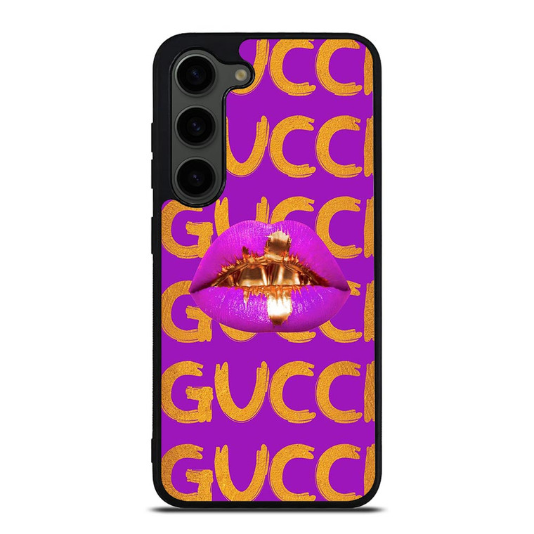 GUCCI GOLDEN PINK LIP Samsung Galaxy S23 Plus Case Cover GUCCI GOLDEN PINK LIP Samsung Galaxy S23 Plus Case Cover