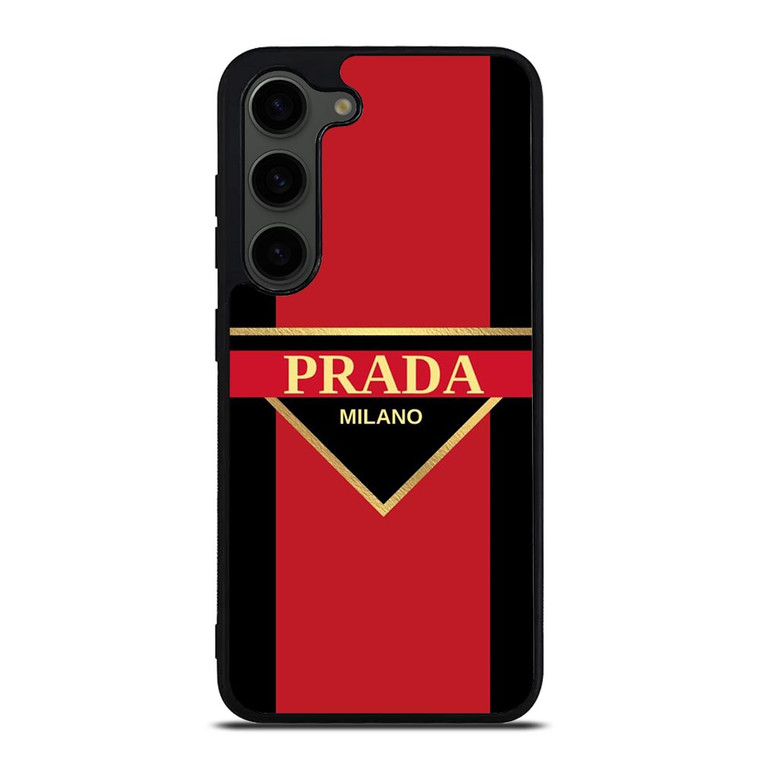 PRADA MILANO FASHION LOGO Samsung Galaxy S23 Plus Case Cover