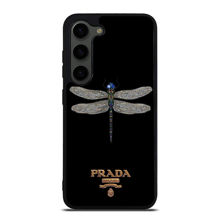PRADA MILANO LOGO DRAGONFLY Samsung Galaxy S23 Plus Case Cover