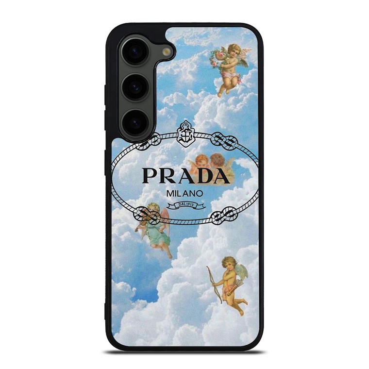 PRADA MILANO LOGO THE ANGELS Samsung Galaxy S23 Plus Case Cover