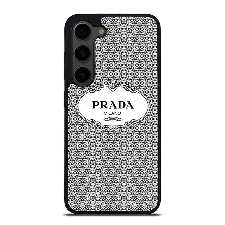 PRADA MILANO PATTERN Samsung Galaxy S23 Plus Case Cover