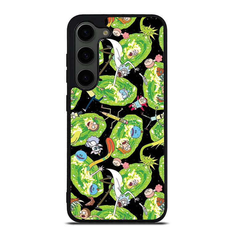 RICK AND MORTY PATTERN ALL Samsung Galaxy S23 Plus Case Cover