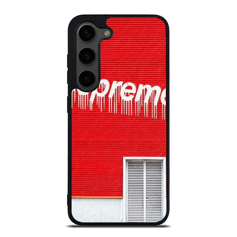 SUPREME MELTED RED HOUSE Samsung Galaxy S23 Plus Case Cover