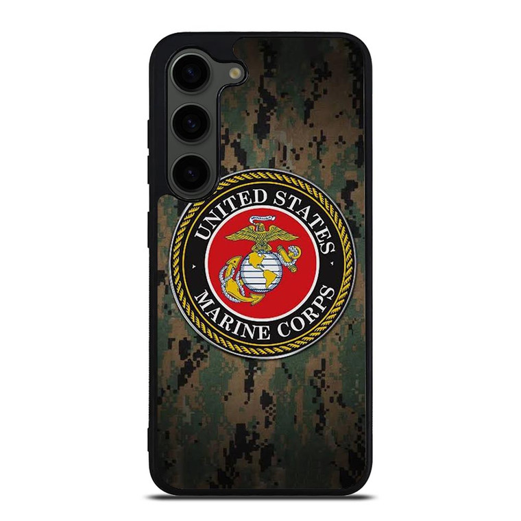 USMC MARINE CAMO Samsung Galaxy S23 Plus Case Cover