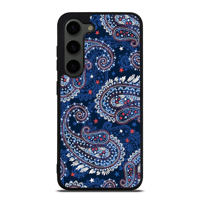 VERA BRADLEY BLUE PATTERN Samsung Galaxy S23 Plus Case Cover