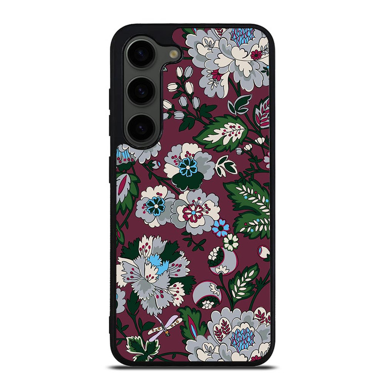 VERA BRADLEY BORDEAUX BLOOMS Samsung Galaxy S23 Plus Case Cover
