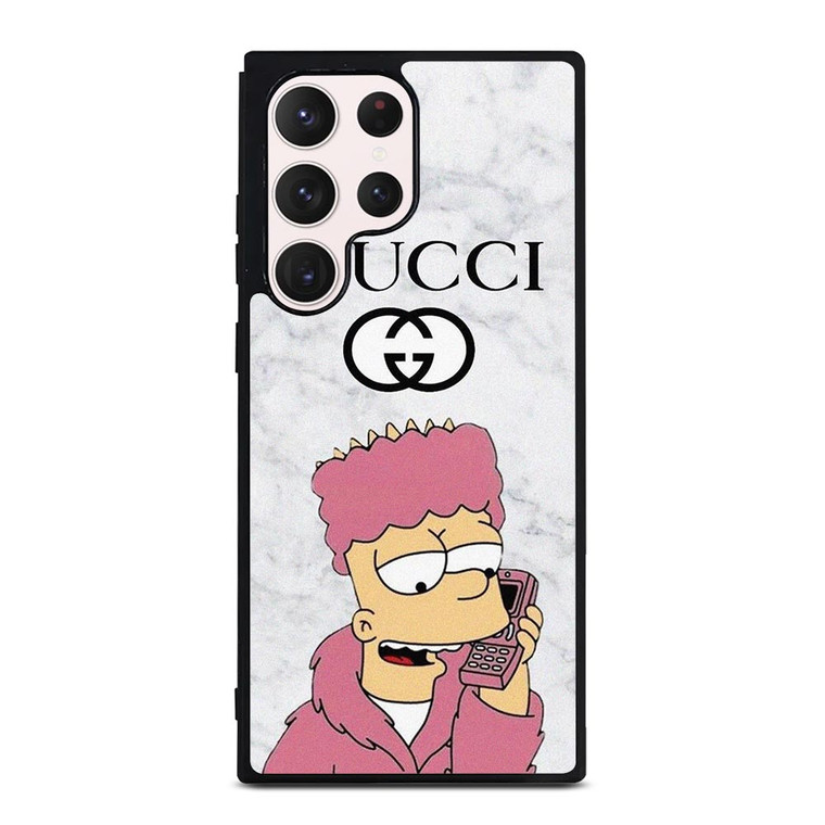 GUCCI BART SIMPSONS MARBLE Samsung Galaxy S23 Ultra Case Cover GUCCI BART SIMPSONS MARBLE Samsung Galaxy S23 Ultra Case Cover