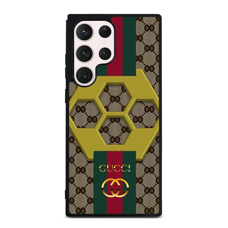 GUCCI LOGO HEXAGON Samsung Galaxy S23 Ultra Case Cover GUCCI LOGO HEXAGON Samsung Galaxy S23 Ultra Case Cover