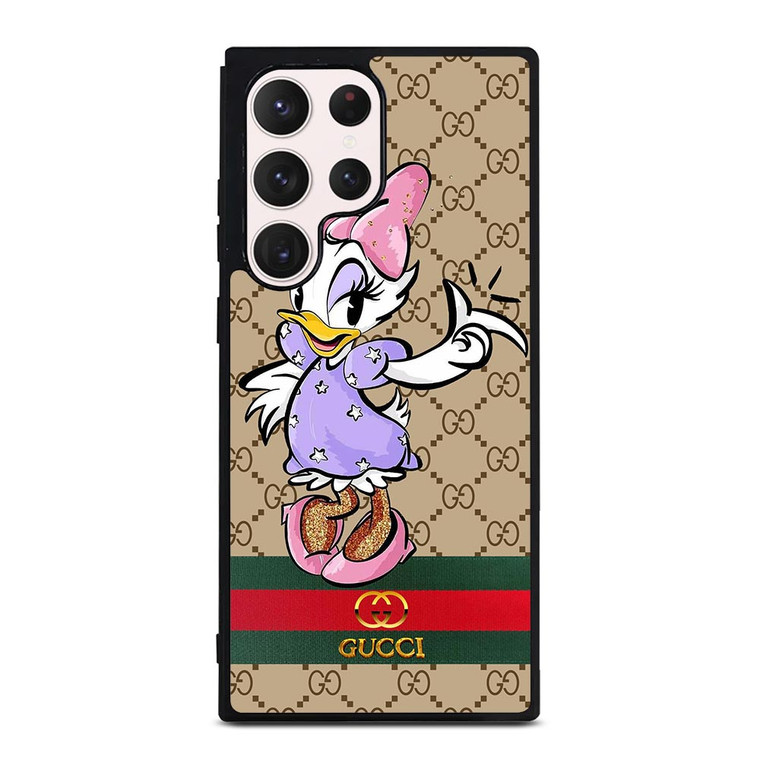 GUCCI LOGO PATTERN DAISY DUCK DISNEY Samsung Galaxy S23 Ultra Case Cover GUCCI LOGO PATTERN DAISY DUCK DISNEY Samsung Galaxy S23 Ultra Case Cover