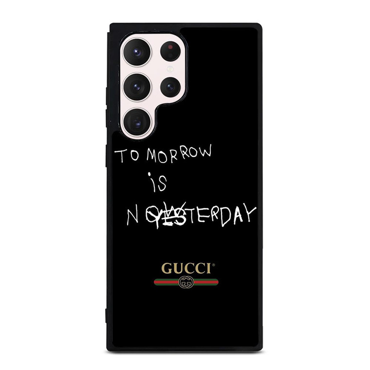 GUCCI LOGO TOMORROW IS NOW Samsung Galaxy S23 Ultra Case Cover GUCCI LOGO TOMORROW IS NOW Samsung Galaxy S23 Ultra Case Cover