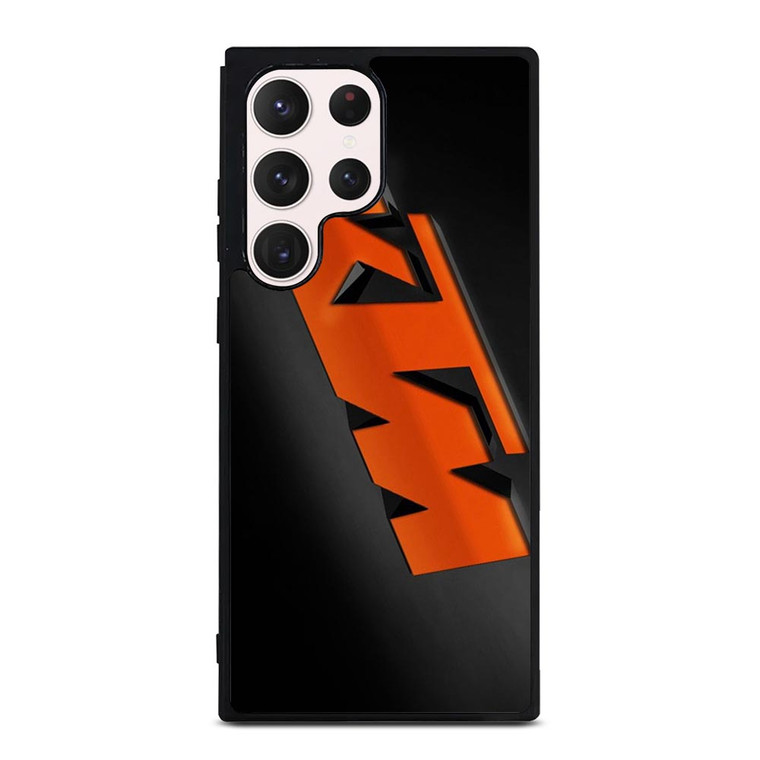KTM SIMPLE LOGO Samsung Galaxy S23 Ultra Case Cover KTM SIMPLE LOGO Samsung Galaxy S23 Ultra Case Cover