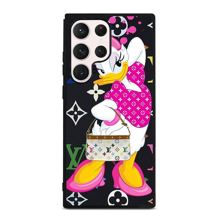 LOUIS VUITTON LOGO DAISY DUCK DISNEY Samsung Galaxy S23 Ultra Case Cover LOUIS VUITTON LOGO DAISY DUCK DISNEY Samsung Galaxy S23 Ultra Case Cover