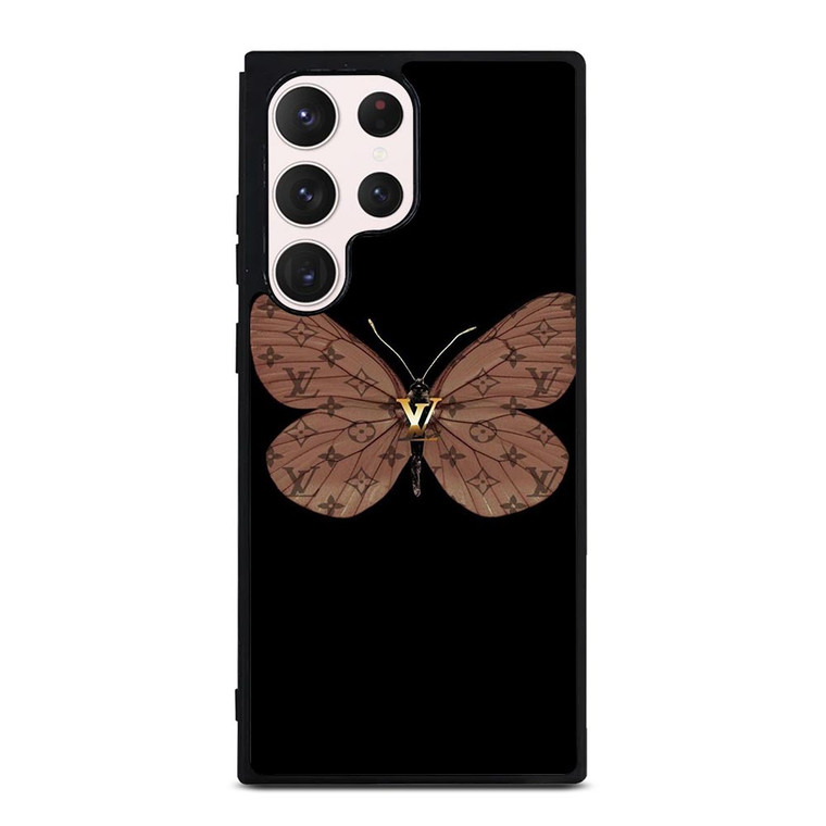 LOUIS VUITTON LV LOGO BUTTERFLY Samsung Galaxy S23 Ultra Case Cover LOUIS VUITTON LV LOGO BUTTERFLY Samsung Galaxy S23 Ultra Case Cover
