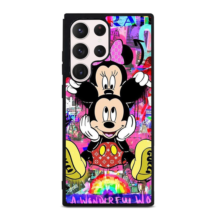 MICKEY MINNIE MOUSE DISNEY GUCCI PRADA OFF WHITE NIKE Samsung Galaxy S23 Ultra Case Cover MICKEY MINNIE MOUSE DISNEY GUCCI PRADA OFF WHITE NIKE Samsung Galaxy S23 Ultra Case Cover