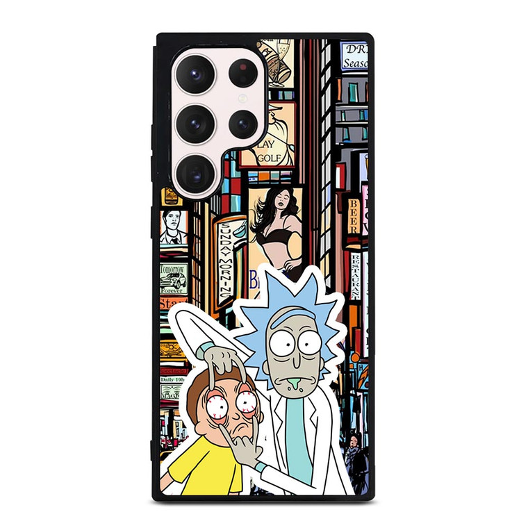 RICK AND MORTY TIMES SQUARE ART Samsung Galaxy S23 Ultra Case Cover