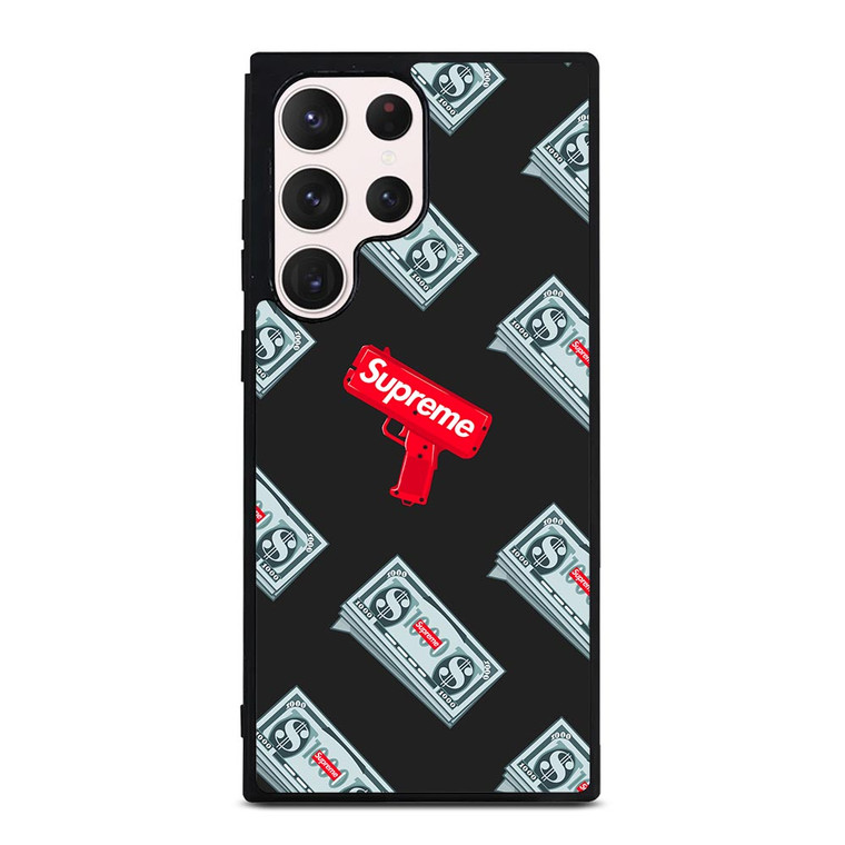 SUPREME MONEY GUN Samsung Galaxy S23 Ultra Case Cover