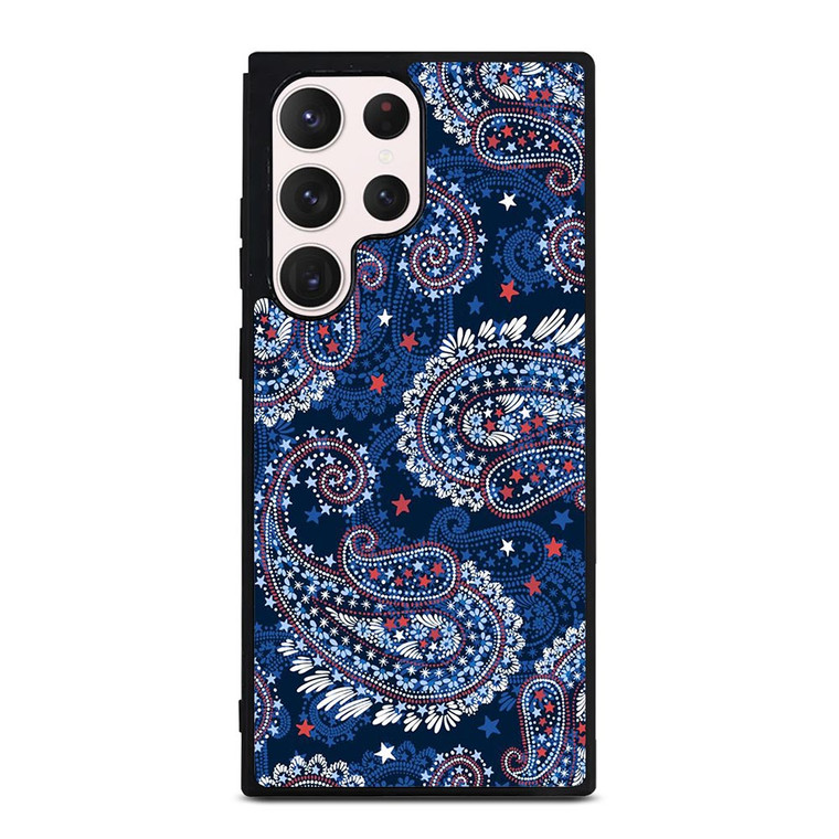 VERA BRADLEY BLUE PATTERN Samsung Galaxy S23 Ultra Case Cover