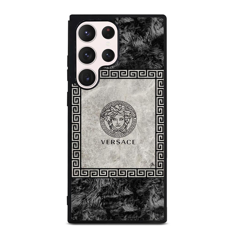 VERSACE LOGO ON VELVET Samsung Galaxy S23 Ultra Case Cover