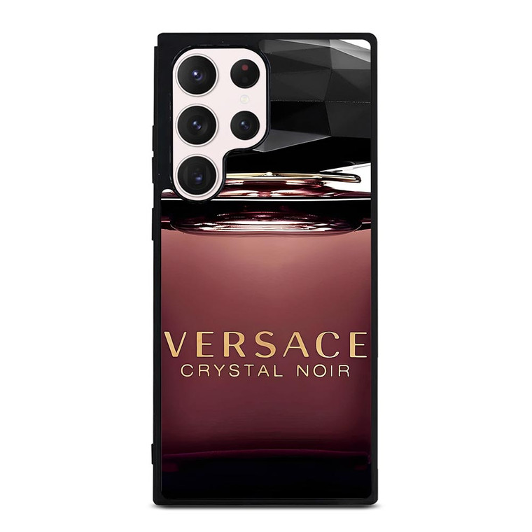 VERSACE PERFUME CRYSTAL NOIR Samsung Galaxy S23 Ultra Case Cover