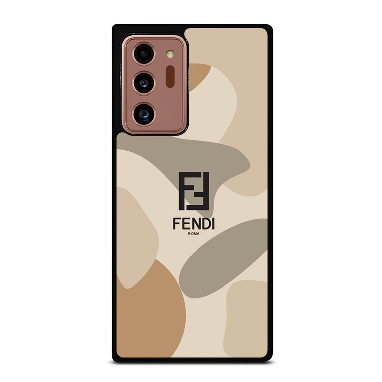FENDI ROMA CAMO LOGO Samsung Galaxy Note 20 Ultra Case Cover