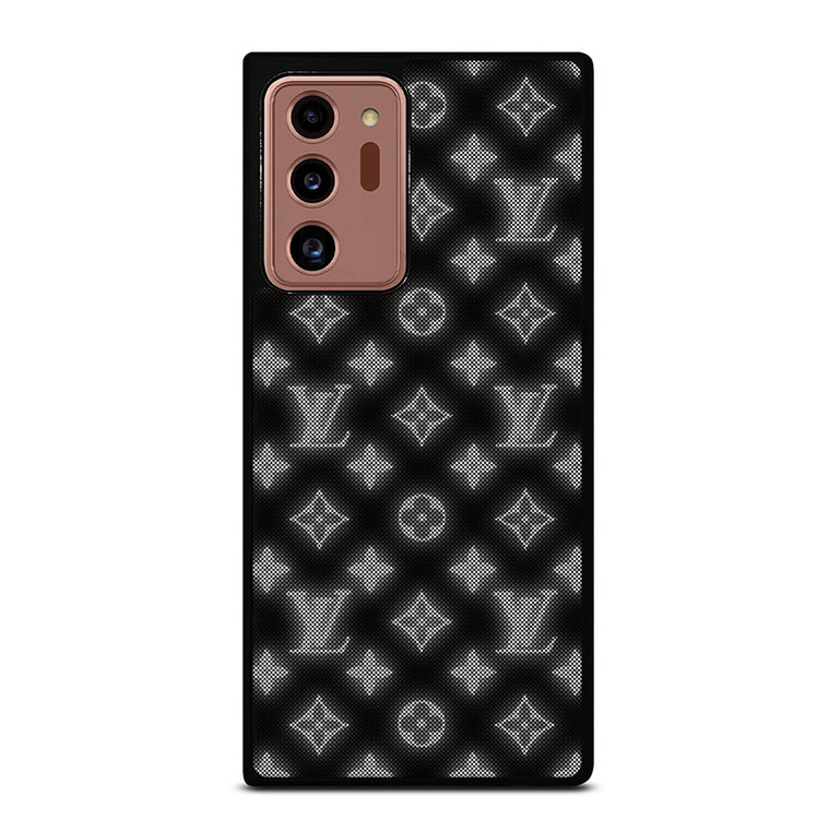 LOUISE VUITTON LOGO PATTERN BLACK WHITE Samsung Galaxy Note 20 Ultra Case Cover