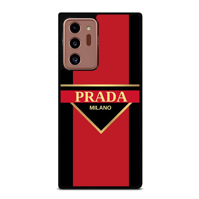 PRADA MILANO FASHION LOGO Samsung Galaxy Note 20 Ultra Case Cover