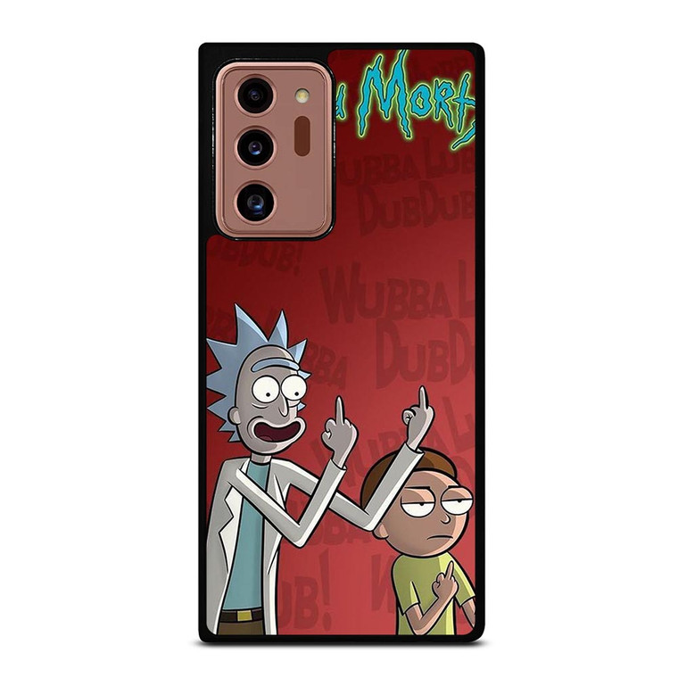RICK AND MORTY MIDDLE FINGER Samsung Galaxy Note 20 Ultra Case Cover