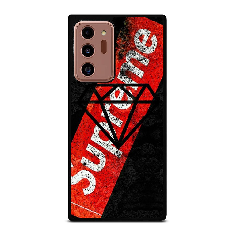 SUPREME X DIAMOND SUPPLY CO BLACK Samsung Galaxy Note 20 Ultra Case Cover