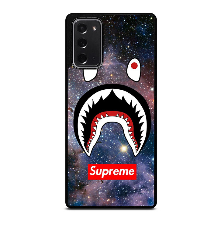 BAPE CAMO SHARK SUPREME NEBULA Samsung Galaxy Note 20 Case Cover