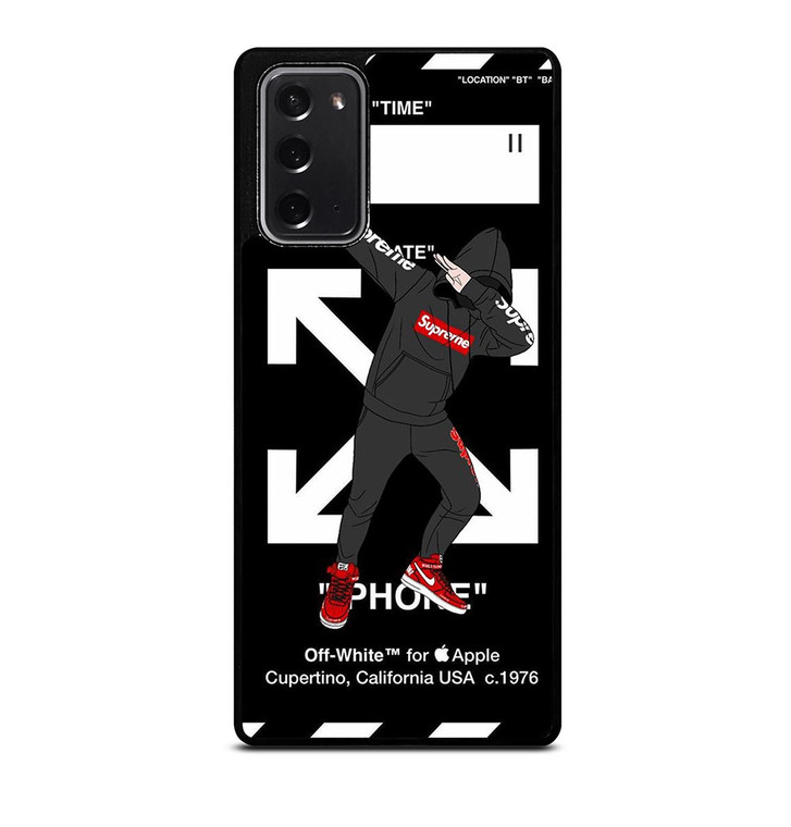 OFF WHITE DAB SUPREME Samsung Galaxy Note 20 Case Cover