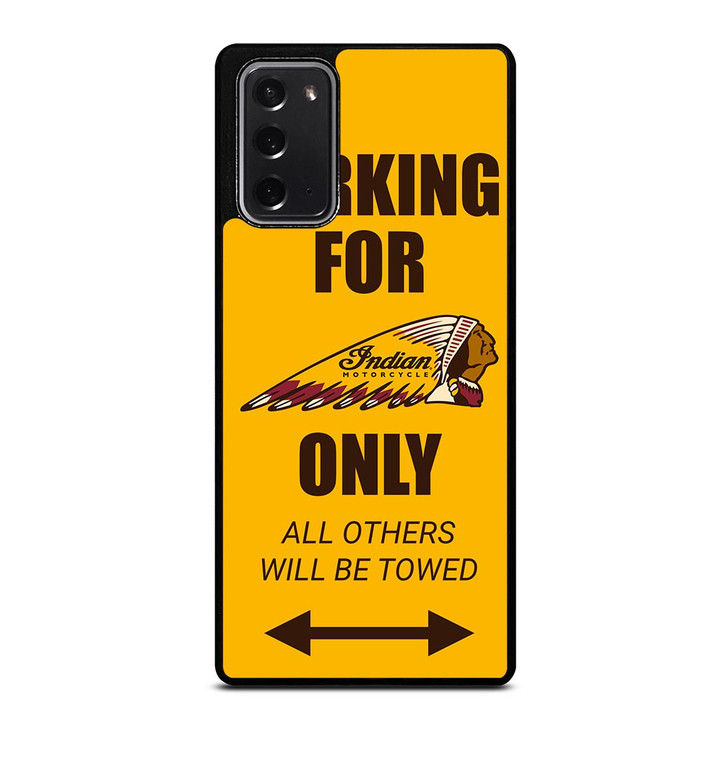 PARKING ONLY FOR INDIAN MOTORCYCLES Samsung Galaxy Note 20 Case Cover