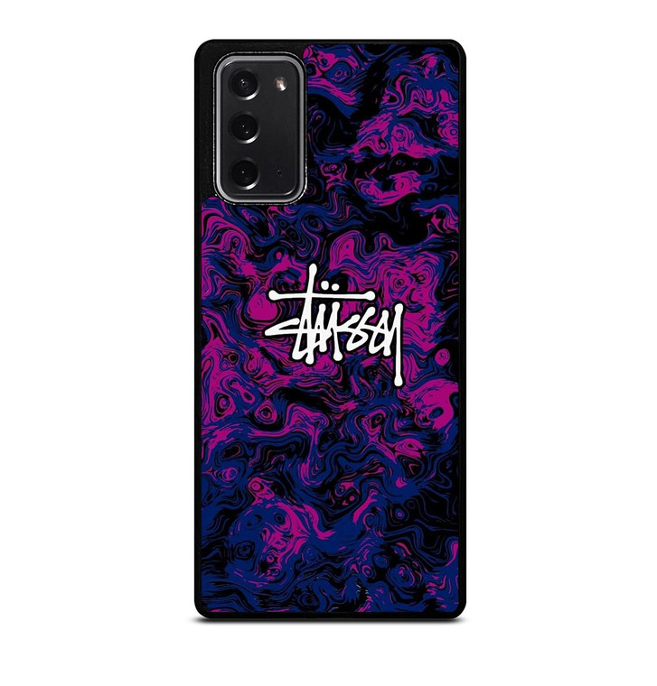 STUSSY PURPLE LOGO Samsung Galaxy Note 20 Case Cover