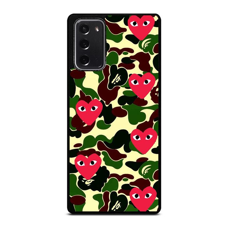 SUPREME BAPE COMME DES GARCONS Samsung Galaxy Note 20 Case Cover