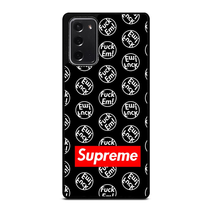 SUPREME FUCK EM Samsung Galaxy Note 20 Case Cover