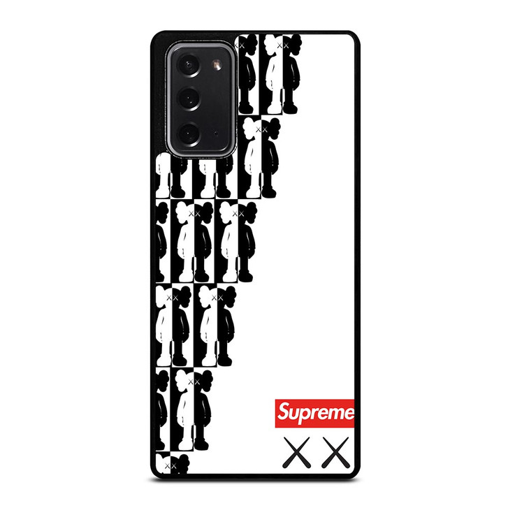 SUPREME KAWS BLACK WHITE Samsung Galaxy Note 20 Case Cover