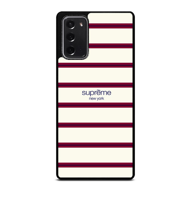 SUPREME NEW YORK RED STRIPE Samsung Galaxy Note 20 Case Cover