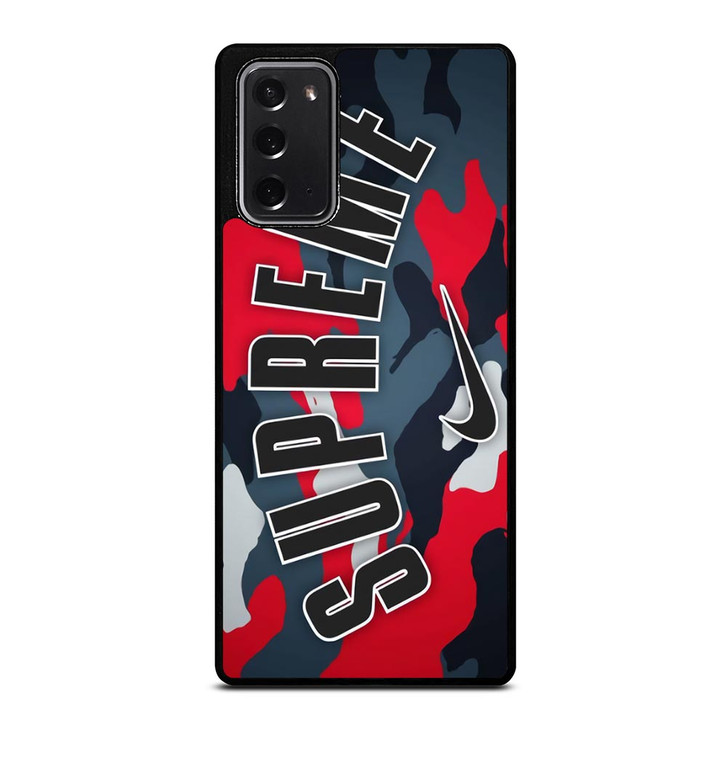 SUPREME X NIKE RED CAMO Samsung Galaxy Note 20 Case Cover