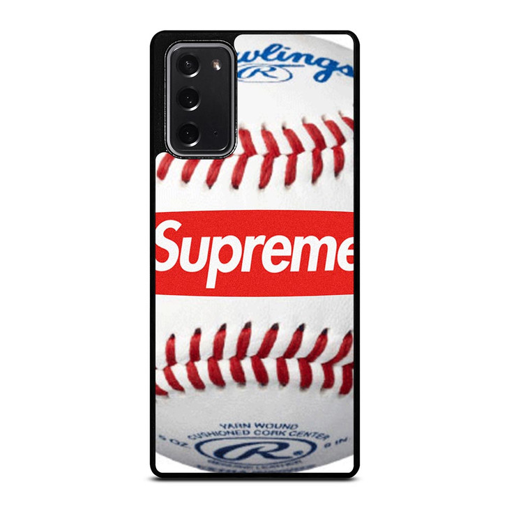 SUPREME X RAWLINGS BASEBALL Samsung Galaxy Note 20 Case Cover