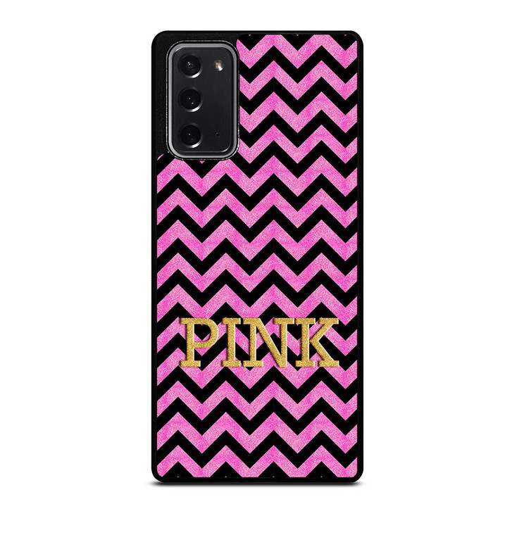 VICTORIA'S SECRET PINK CHEVRON Samsung Galaxy Note 20 Case Cover