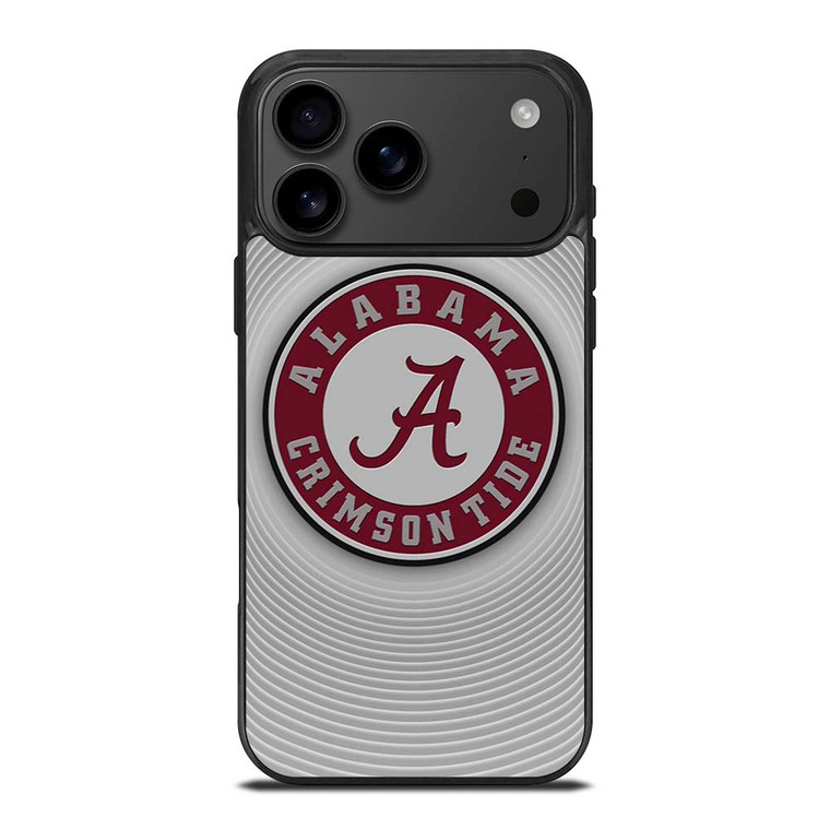 ALABAMA CRIMSON TIDE CIRCLE TEXTURE iPhone 17 Pro Max Case Cover