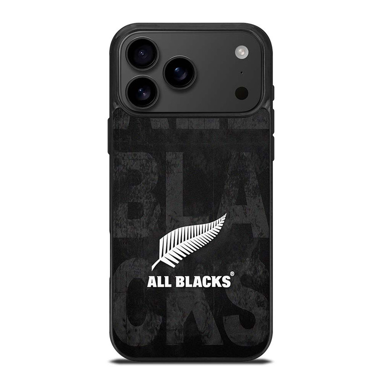 ALL BLACKS NEW ZEALAND TEAM LOGO iPhone 17 Pro Max Case Cover