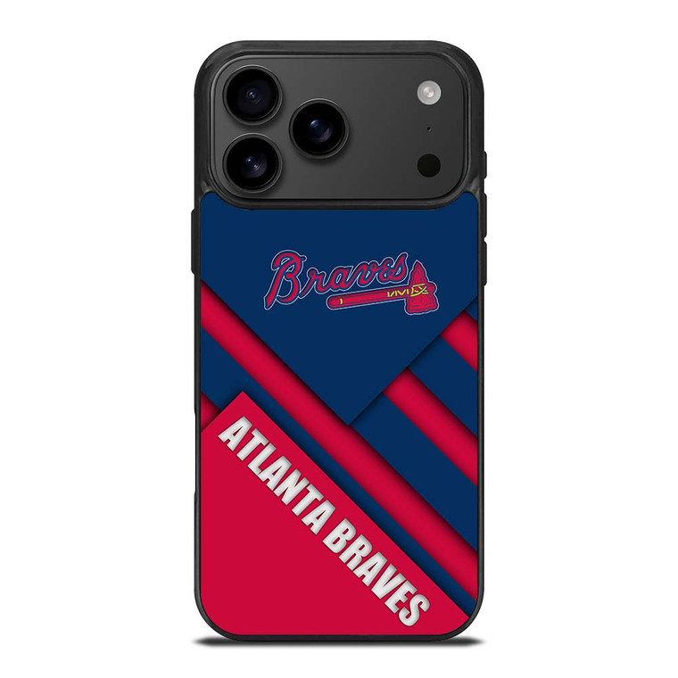 ATLANTA BRAVES BASEBALL ABSTRACT LOGO iPhone 17 Pro Max Case Cover