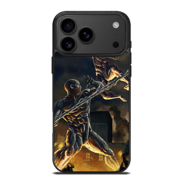 ATTACK ON TITAN VS WARHAMMER TITAN iPhone 17 Pro Max Case Cover