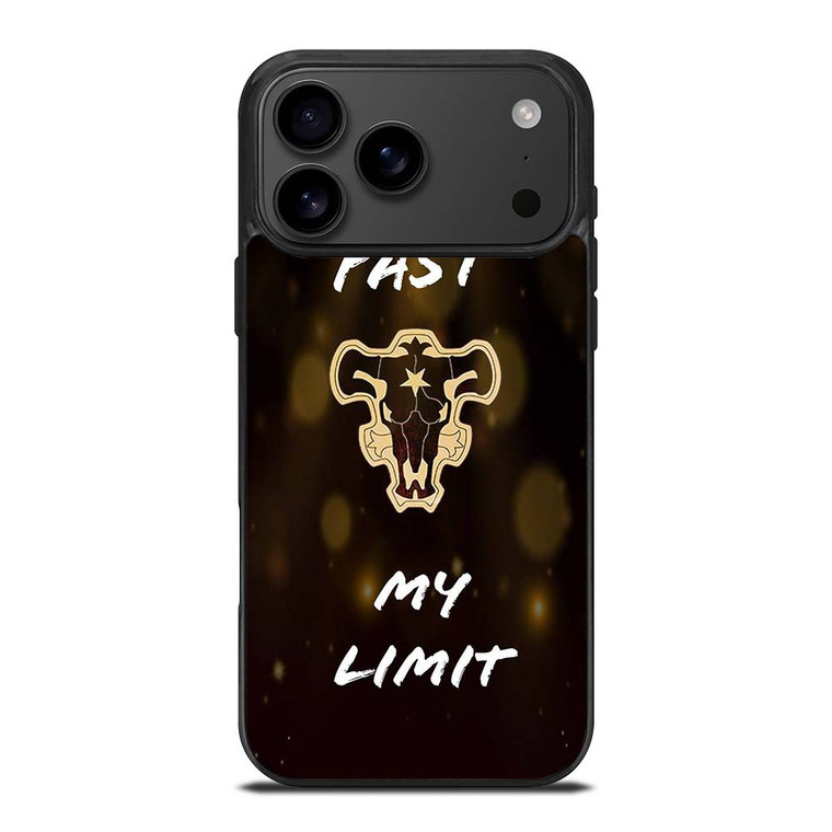 BLACK CLOVER BLACK BULL QUOTES iPhone 17 Pro Max Case Cover