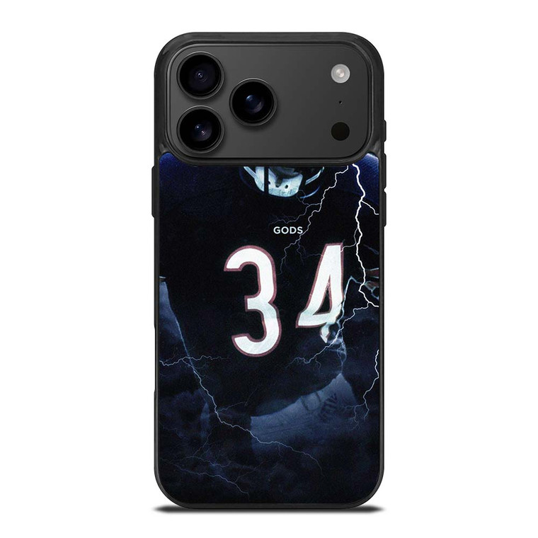CHICAGO BEARS FOOTBALL WALTER PAYTON iPhone 17 Pro Max Case Cover