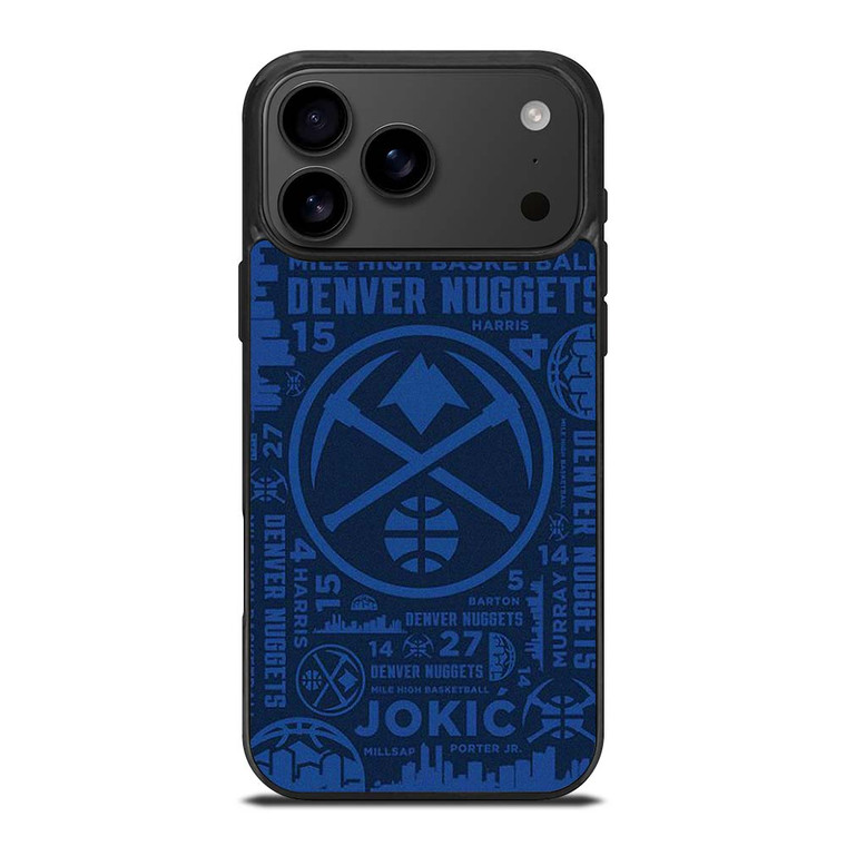 DENVER NUGGETS NBA BASKETBALL COLLAGE iPhone 17 Pro Max Case Cover DENVER NUGGETS NBA BASKETBALL COLLAGE iPhone 17 Pro Max Case Cover